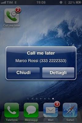 Call Me later: fantastic applicazione per non dimenticarsi più di richiamare qualcuno