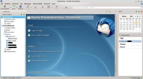 Thunderbird in KDE:ora è perfetto