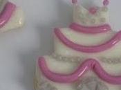 Biscotti forma tortina nuziale