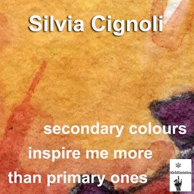 Silvia Cignoli: “secondary colours inspire me more than primary ones” su AlchEmistica