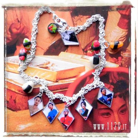 Junichi Takahashi japanese portraits collana altered art necklace modern japan 1129design