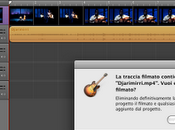 Estrarre l’audio filmato GarageBand