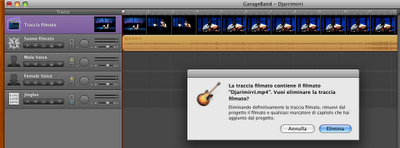 Estrarre l’audio da un filmato con GarageBand