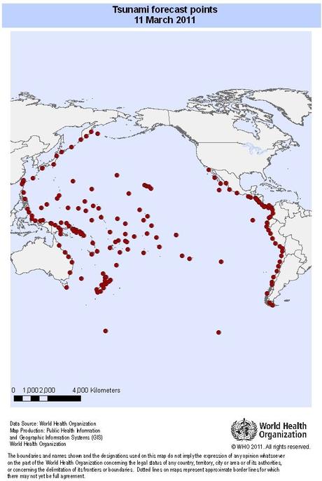 Ring of fire - zone sismiche piu' attive dell'Oceano Pacifico