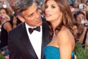 Tra Elisabetta Canalis e George Clooney è solo finzione