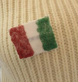 Festa dell'Unità d'Italia: spillette tricolore fai da te