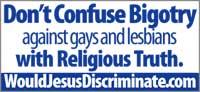 «Gesù disse che alcune persone sono nate omosessuali»