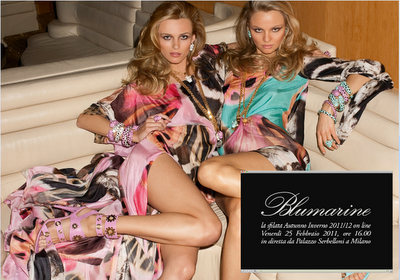 Blumarine, la sfilata Autunno Inverno 2011 2012 in live streaming