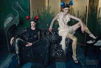 WASTED LUXURY..  Vogue Italia March 2011 with Saskia de Brauw, Milou van Groesen & Julia Saner by Steven Meisel