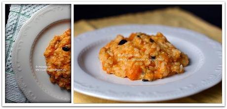 risotto alla zucca e gorgonzola