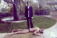 Marilyn Manson Shoots Chad White su L'Uomo Vogue
