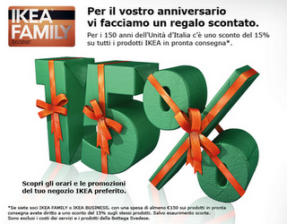 IKEA festeggia il 150° Anniversario dell'Unità d'Italia