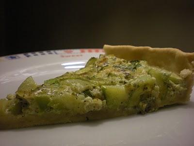 Quiche con Zucchine al Pesto