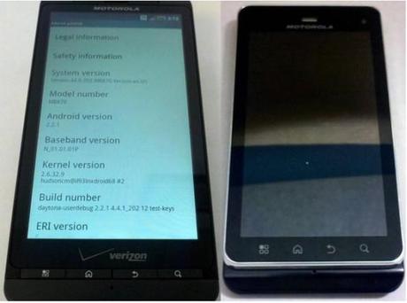 droid 3 droid x 3 595x443 Motorola Droid X2 e targa ripresi in foto !