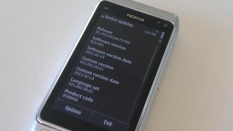 Symbian^3 PR2.0 si mostra su N8