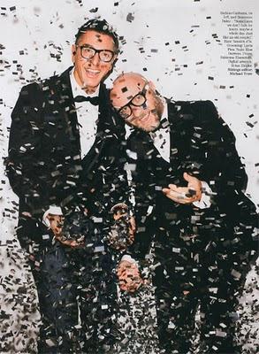 Domenico Dolce & Stefano Gabbana su Vogue UK Aprile 2011