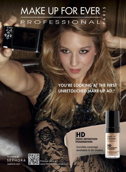 Make Up For Ever Debuts The First Unretouched Makeup Ad