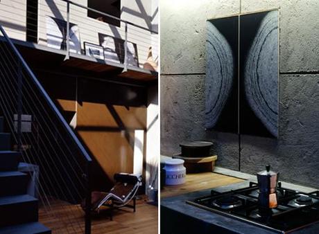 Cemento, ferro e legno: loft “materiale” a Milano. FOTO GALLERY