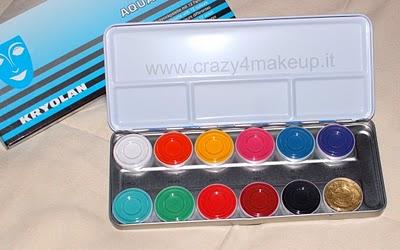 Review: KRYOLAN Aquacolor palette 12 colours