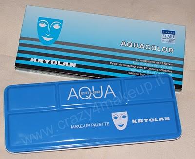 Review: KRYOLAN Aquacolor palette 12 colours