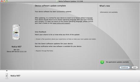 Nokia Software Updater per Mac