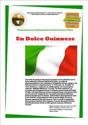 Un Dolce Guinness per l’Unità d’Italia