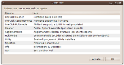 UbunTool  piccola utility scritta in bash con un’interfaccia grafica minimale.