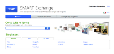 SMART Exchange: una piazza virtuale per scambiarsi lezioni e risorse per LIM (Lavagna Interattiva Multimediale)
