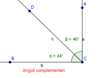 Ricordare con giochi di parole gli angoli complementari, supplementari ed esplementari