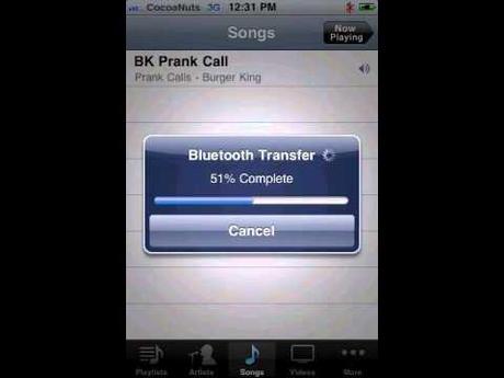 0 Celeste il nuovo tweak che permette lo scambio via bluetooth sarà rilasciato il 22 marzo