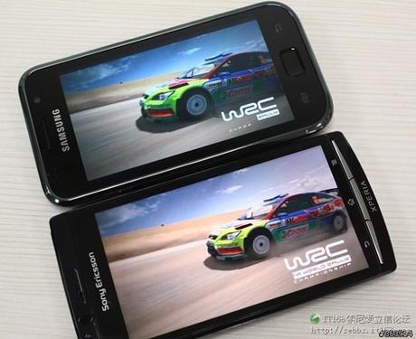 SuperAMOLED Clear Black Display Confronto tra SuperAMOLED e Reality Display, Galaxy S vs Xperia Arc