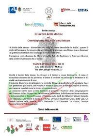 Il lavoro delle donne nei centocinquant’anni dell’Unità d’Italia