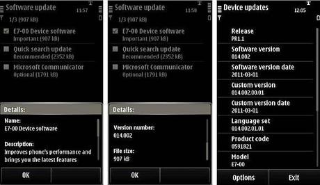 Arriva un minor update per il Nokia E7 (14.002)