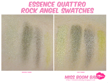 Essence: Ombretto Quattro Rock Angel Swatches & Review
