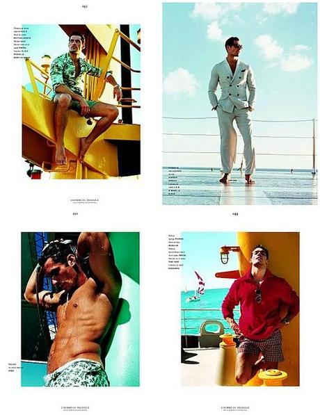 David Gandy su Vogue Hommes International p/e 2011