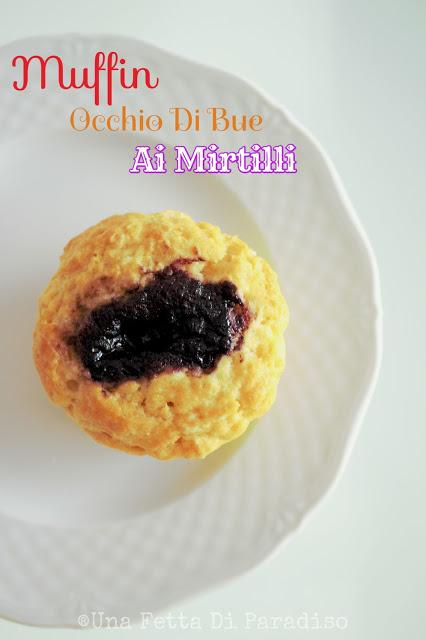 Muffin Occhio Di Bue Ai Mirtilli