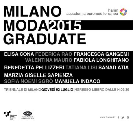 I nostri studenti selezionati al Milano Moda Graduate