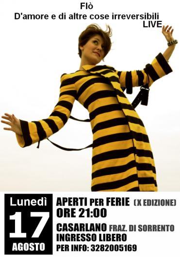 Flo' - D`amore e di altre cose irreversibili tour 2015