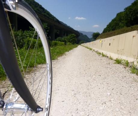 250 km on road bike from Vipiteno to Verona (1/7, 2015)