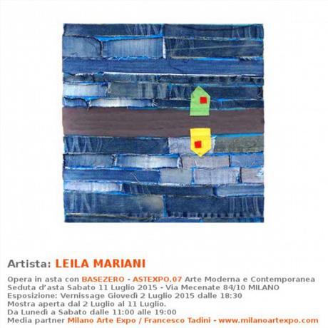 Leila Mariani a Basezero Astexpo in via Mecenate Milano