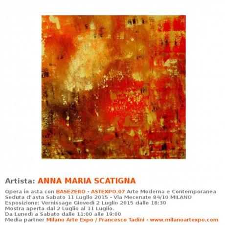 Anna Maria Scatigna in asta a Basezero in via Mecenate