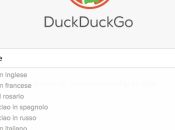 DuckDuckGo, arriva l’autocompletamento anche italiano