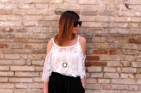 Outfit: bianco e nero