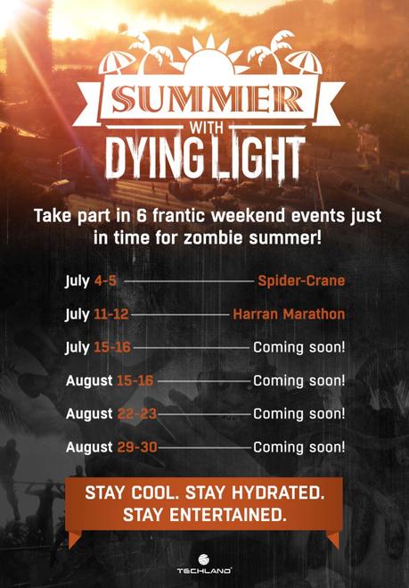 Nuovi eventi estivi per Dying Light, si comincia domani