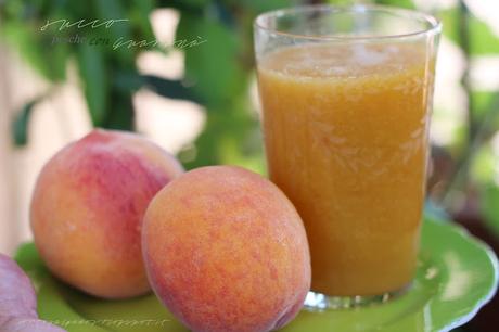 Suco de pêssego com guaraná  Succo di pesche con guaraná