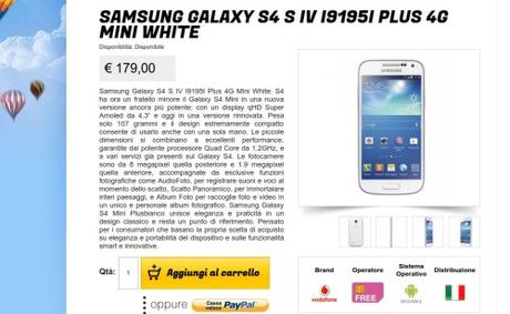 Samsung Galaxy S4 S IV I9195I Plus 4G Mini White   Gli Stockisti  Smartphone  cellulari  tablet  accessori telefonia  dual sim e tanto altro