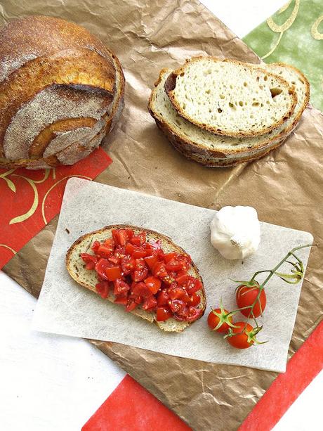 Pane a lievitazione naturale alla semola Senatore Cappelli