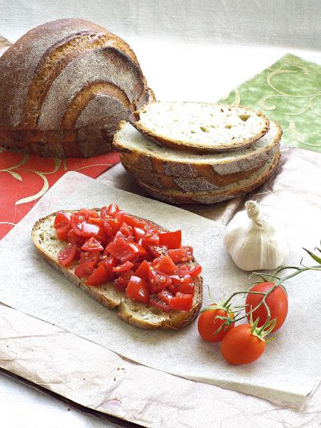 Pane a lievitazione naturale alla semola Senatore Cappelli