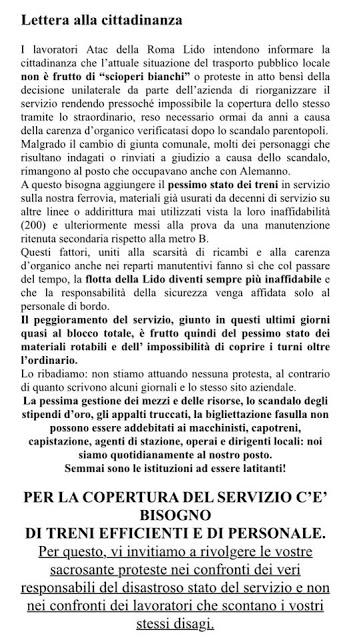 Sciopero bianco dei macchinisti Atac? Tutto falso, tutto inventato, tutto un complotto. I disservizi sono una casualità