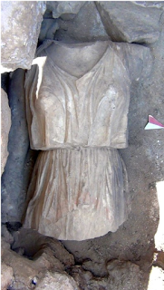 Ritrovato il busto di Minerva dove approdò Enea